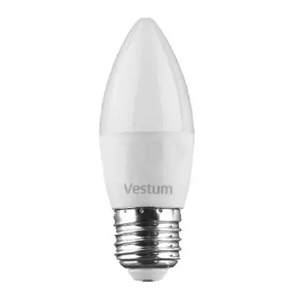 Лампа LED Vestum C37 6Вт 4100K E27