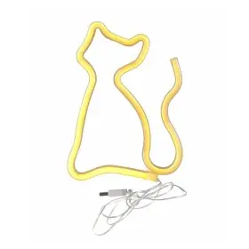 Бра, настінний світильник Goldlux 327093 Neon Cat LED 1x3W IP20 білий