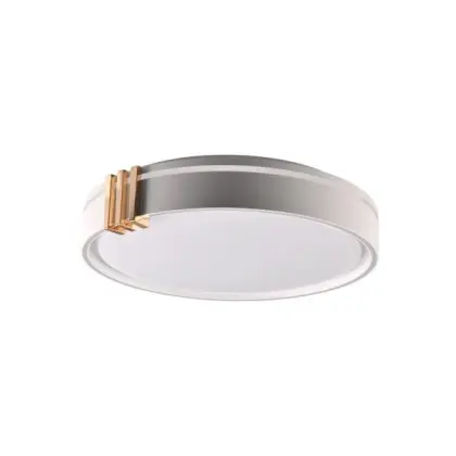 Люстра с пультом светодиодная, потолочный светильник Goldlux 328847 Arletta LED 1x48W 3000K/4000K/6000K 5200Lm IP44 серая