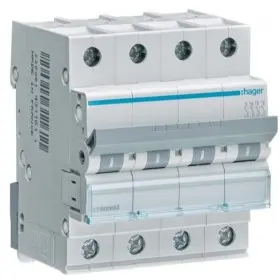 Автоматичний вимикач Hager MCN406 6кА C 6A 4P