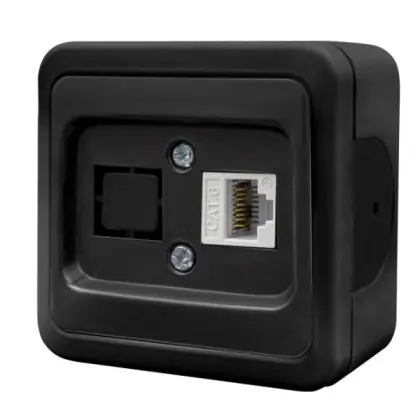 Накладная компьютерная розетка NE-AD MULTIMA 92-53-23-D1 CAT6 черная