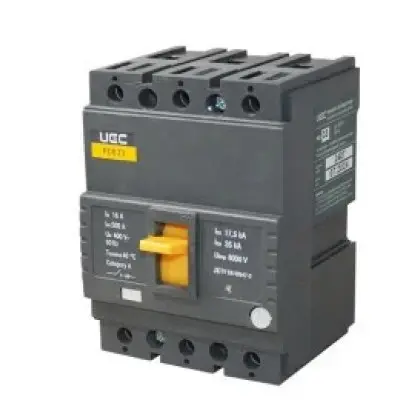 Автоматичний вимикач UEC PCB33 3Р 32А 35кА (MCCB-PCB-33-3-0032)