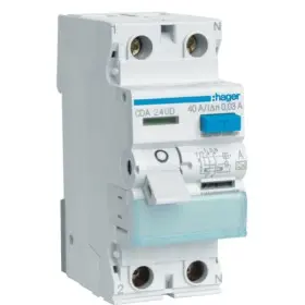 Устройство защитного отключения Hager CDA240D 40A 30мА 6кА тип A 2P