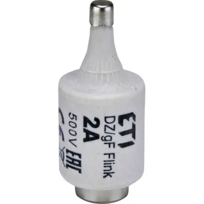 Запобіжник ETI 002312101 D II DZ 2A/500V