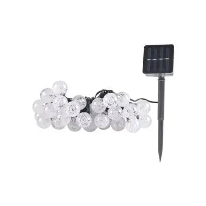 Гірлянда на сонячній батареї Goldlux 315236 Balls LED 2700K IP44 прозора