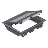 Розетковий люк OBO Bettermann (7405308) GES6 на 9 постів 45x45 199х252мм (додатково 3х UT3)