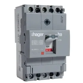 Электро-автомат Hager x160, In=32А, 3п, 18kA