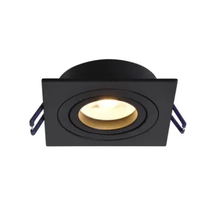 Точечный светильник врезной Oledim 7771303 TS24B ALU GU10 1x10W IP20 Черный