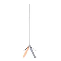 Молниеприемник на четырехскатную крышу Leo Lightman 2м Ni/Al (412203)