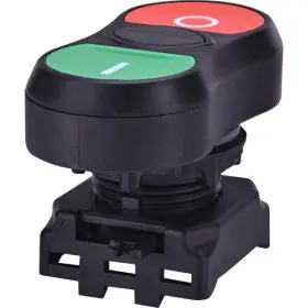 Сдвоенная кнопка-модуль «ON/OFF» ETI 004771390 EGT-C (черная)