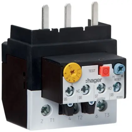 Тепловое реле Hager EVB065C 50-65А к EV040...EV072 1NO+1NC