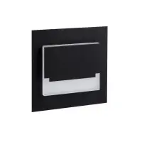 Світильник для підсвітки сходів/коридору Kanlux 29854 Sabik LED 1x0.8W 4000K 14Lm IP20 чорний Світильник для підсвітки сходів/коридору Kanlux 29854 Sabik LED 1x0.8W 4000K 14Lm IP20 чорний