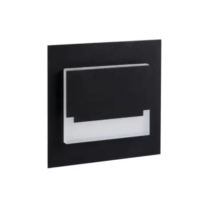 Светильник для подсветки лестницы/коридора Kanlux 29854 Sabik LED 1x0.8W 4000K 14Lm IP20 черный Светильник для подсветки лестницы/коридора Kanlux 29854 Sabik LED 1x0.8W 4000K 14Lm IP20 черный