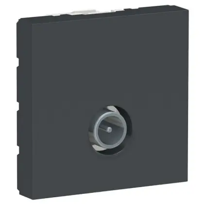 Одинарная TV розетка Schneider Electric NU346254 2М (антрацит)