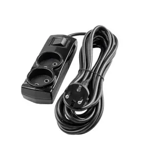 Удлинитель Violux 2р 5м без заземления с выключателем черный ( 920472 )