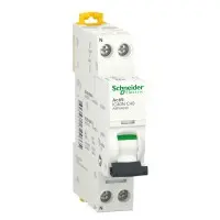 Автоматичний вимикач Schneider Electric Acti9 A9P54640 1P+N 40А C 6кА Автоматичний вимикач Schneider Electric Acti9 A9P54640 1P+N 40А C 6кА