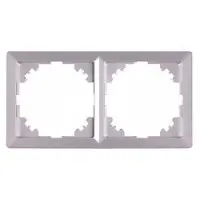 Рамка 2-містна E.Next e.lux.10044L.2.fr.aluminium алюміній (ins0040090) Рамка 2-містна E.Next e.lux.10044L.2.fr.aluminium алюміній (ins0040090)
