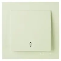 Выключатель Nilson Touran кремовый 1кл проходной ( 24121007 )