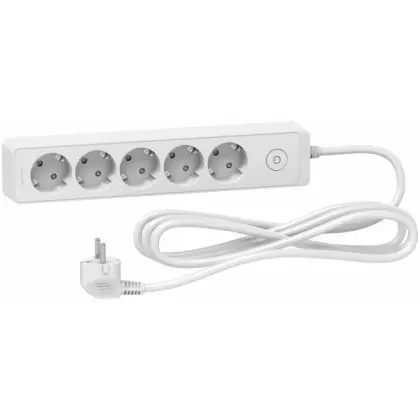 Пятиместный удлинитель Schneider Electric ST9455W (5м) белый