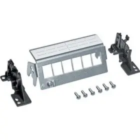 6-кратна патч-панель із тримачами Hager FZ06MK під модулі типу Keystone