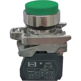 Кнопка Promfactor FP4-BL31 1NO зеленая (FP4-BL31)