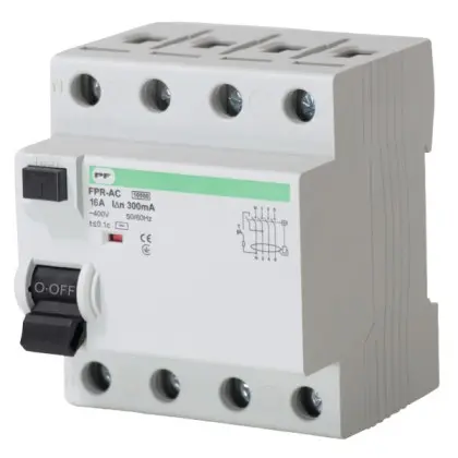 Устройство защитного отключения Promfactor FPR-AC 16А/0,3A 4P АС (FPR4016300AC)