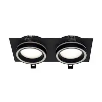 Светильник точечный Violux TORONTO-2L GX53 IP20 черный ( 132103 )