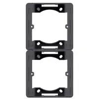 Адаптер Hager WL5823 Lumina-Intense 2Х з/в (чорний)