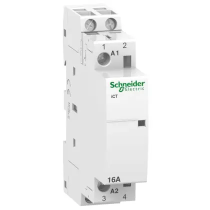 Контактор Schneider Electric ICT 16A 2NO 230/240В АС 50ГЦ Контактор Schneider Electric ICT 16A 2NO 230/240В АС 50ГЦ