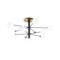Люстра Ideal Lux 273693 Cosmopolitan G9 10x15W IP20 чорна
