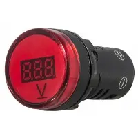 Красный постовой вольтметр Аско-Укрем AD22-22 DVM DC 5-30В Красный постовой вольтметр Аско-Укрем AD22-22 DVM DC 5-30В