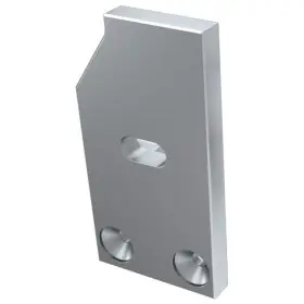 Заглушка Lumines для типу I6 8мм з отвором ліва срібло