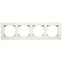 Четырехпостовая рамка ABB Sky 8574 BL (белая) Четырехпостовая рамка ABB Sky 8574 BL (белая)