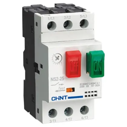 Автомат защиты двигателя Chint NS2-25 0.4-0.63A (495075) Автомат защиты двигателя Chint NS2-25 0.4-0.63A (495075)