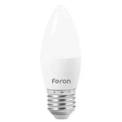 Світлодіодна лампа Feron 5037 LB-737 6Вт 4000К C37 Е27 Світлодіодна лампа Feron 5037 LB-737 6Вт 4000К C37 Е27