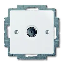 TV розетка ABB Basic 55 2CKA001724A4276 1743-01-94-507 (альпійський білий)
