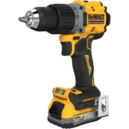 Безщітковий дриль-шурупокрут DeWALT DCD800E2T XR Li-Ion PowerStack 18В 1,7Аг 90Нм патрон 13мм Безщітковий дриль-шурупокрут DeWALT DCD800E2T XR Li-Ion PowerStack 18В 1,7Аг 90Нм патрон 13мм