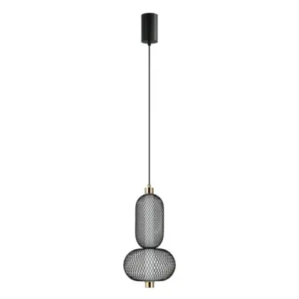 Подвесной светильник, люстра Italux PND-84283-2-BK Marco LED 1x10W 3000K 590Lm IP20 черный Подвесной светильник, люстра Italux PND-84283-2-BK Marco LED 1x10W 3000K 590Lm IP20 черный
