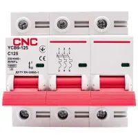 Автоматичний вимикач CNC YCB9-125 3Р 125А 10kA C