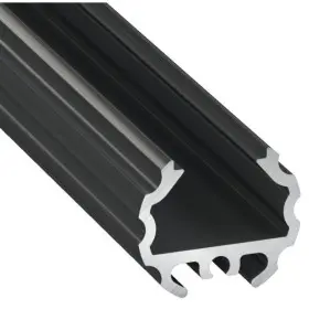 Профиль для светодиодной ленты Lumines MICO черный