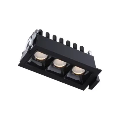 Точковий світильник Kloodi KD-POINT 3X2 6W 4K BK LED 540Lm IP20 чорний