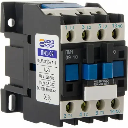 Контактор Аско-Укрем ПМ 1-09-10 M7 220В LC1-D0910 (A0040010043) Контактор Аско-Укрем ПМ 1-09-10 M7 220В LC1-D0910 (A0040010043)