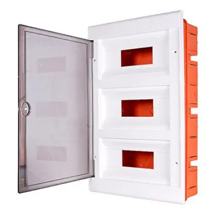 Вбудованний пластиковий корпус E.Next e.plbox.pro.w.36b.black 36м чорний IP40 (CP12936B) Вбудованний пластиковий корпус E.Next e.plbox.pro.w.36b.black 36м чорний IP40 (CP12936B)