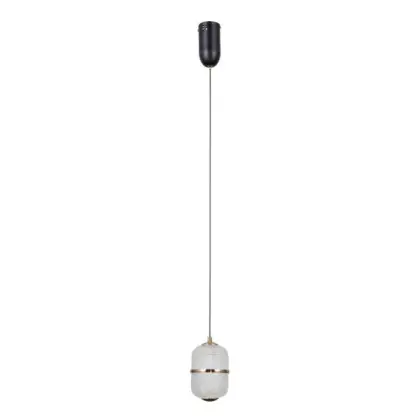 Підвісний світильник, люстра Italux PND-34375-1-BK Alani LED 1x6W 3000K 588Lm IP20 чорний