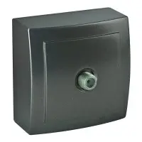 Розетка Nilson Themis антрацит супутникова SAT ( 26161035 )