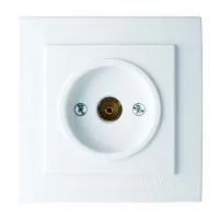 Розетка Nilson Touran белая TV ( 24111029 )
