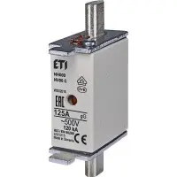 Запобіжник Eti NH-00/gG 125A 500В KOMBI (4182215) Запобіжник Eti NH-00/gG 125A 500В KOMBI (4182215)