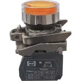 Кнопка Promfactor FP4-BW3561230 1NO желтая (FP4-BW3561230)