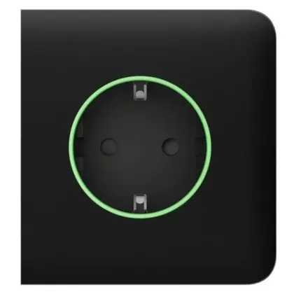Центральная панель умной розетки Ajax 52807.163.BL SideCover Smart для OutletCore черная (38780) Центральная панель умной розетки Ajax 52807.163.BL SideCover Smart для OutletCore черная (38780)