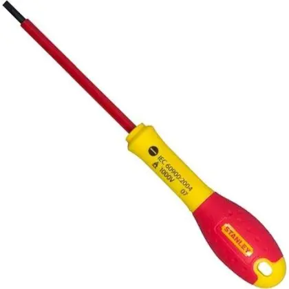 Прогумована викрутка Stanley FatMax VDE 1000V SL4x100 Прогумована викрутка Stanley FatMax VDE 1000V SL4x100